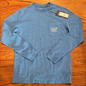Vineyard vines boys girls size 16 Hanukkah long sleeve blue shirt new with tags